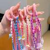 Adjustable Colorful Wigs Ponytail Rubber Band Elastic Hair Ornament Cute Braided Head Rope  Daily