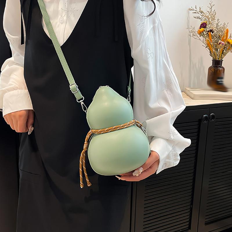 Damen Kürbisbeutel Modetrend Nischendesign Einfach Sonderform Persönlichkeit Einfache Schulter Umhängetasche