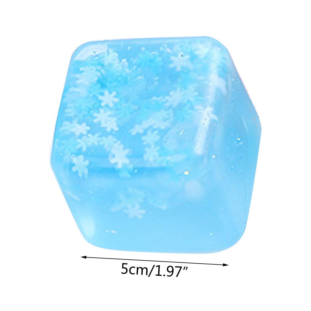 Simulation Ice Block Slow Rising Toy Small Decompression Toy for Kids Stress Reliever Fidgets Presents