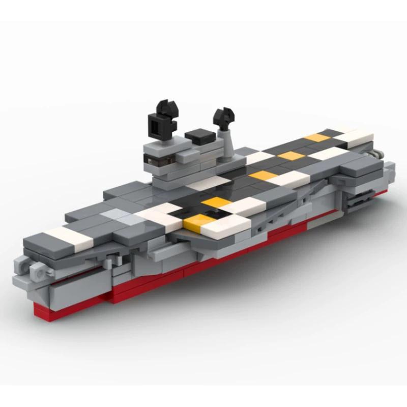 MOC Mini Warship Building Blocks Submarine Soldiers Carrier Ship Boat Bricks Toys Boys Gift