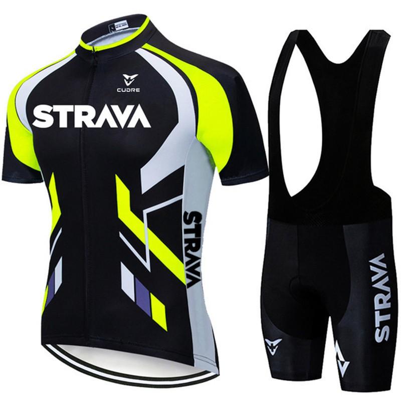 Men Women Cycling Jersey Bib Shorts Set Quick Dry Road Bike Riding Outfit Breathable Compression Fit