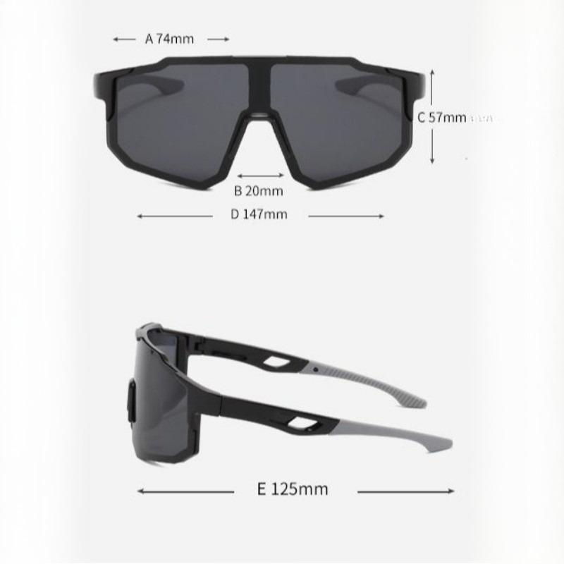 Outdoor Cycling Sports Glasses High-definition Men's Sunglasses UV Resistant Sunglasses Hiking and Running Goggles