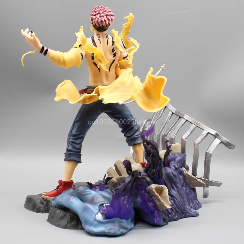Jujutsu Kaisen Ryomen Sukuna Figure 25cm Pvc Action Figures Statue Collection Desktop Ornament Toys Children Birthday Gift