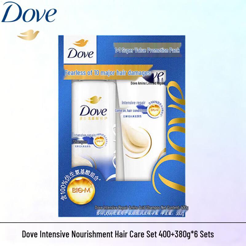 Dove Intensive Nourishment Shampoo & Conditioner 6-Pack