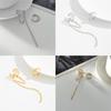 Elegant Long Fringe Ear Clips with Clip On Feature Pendant Earrings Suitable for Easy Wear Versatile Fashion Accessory