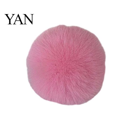 Backpack Charms Faux Fur Pom Fluffy Ball with Elastic Loop Cute for Hats Plush Bag Charm Craft Projects Hat Accessories