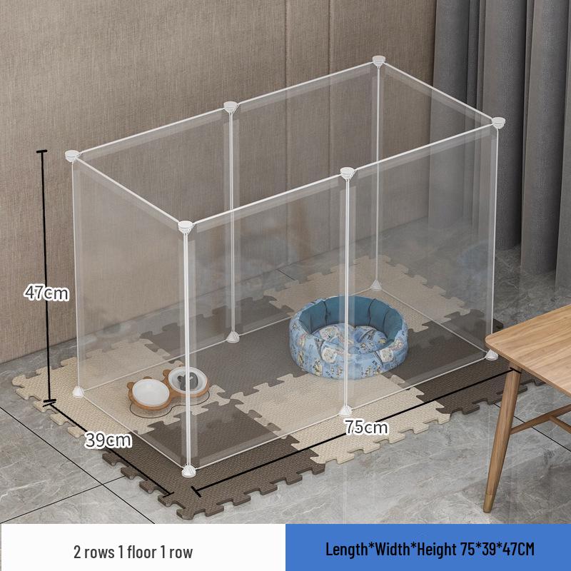 Indoor Pet Playpen: Dog/Cat Enclosure with Free Splicing Cages for Dogs, Cats, and Rabbits.