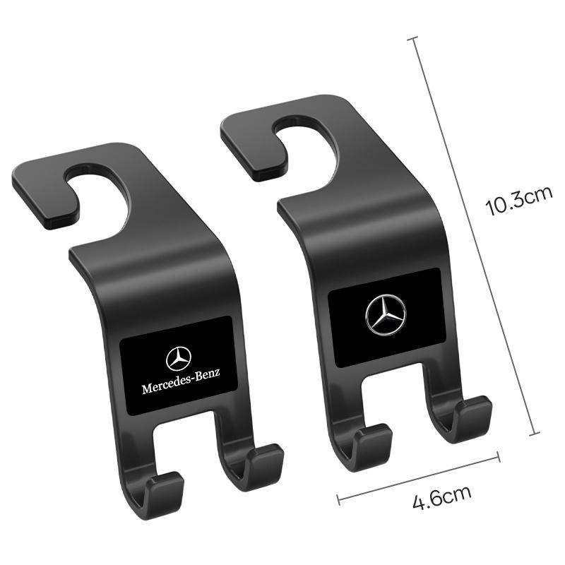 TXF4   Car Storage Hooks Headrest Hooks Car Seat Hanger Hook Accessories For Mercedes-Benz GLC X253 X254 C-Class W205 W206 A-Class W177