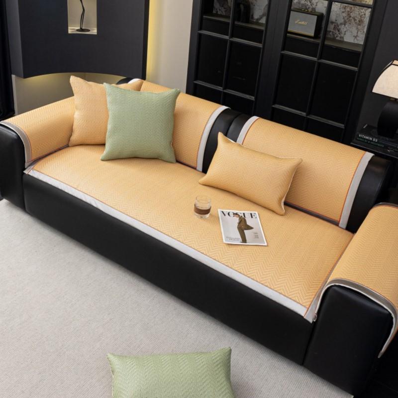 Summer New Anti-Slip Pe Rattan Cooling Sofa Pad Breathable Durable Seat Cushion For Home Use Seat Cover Sleeping Mat