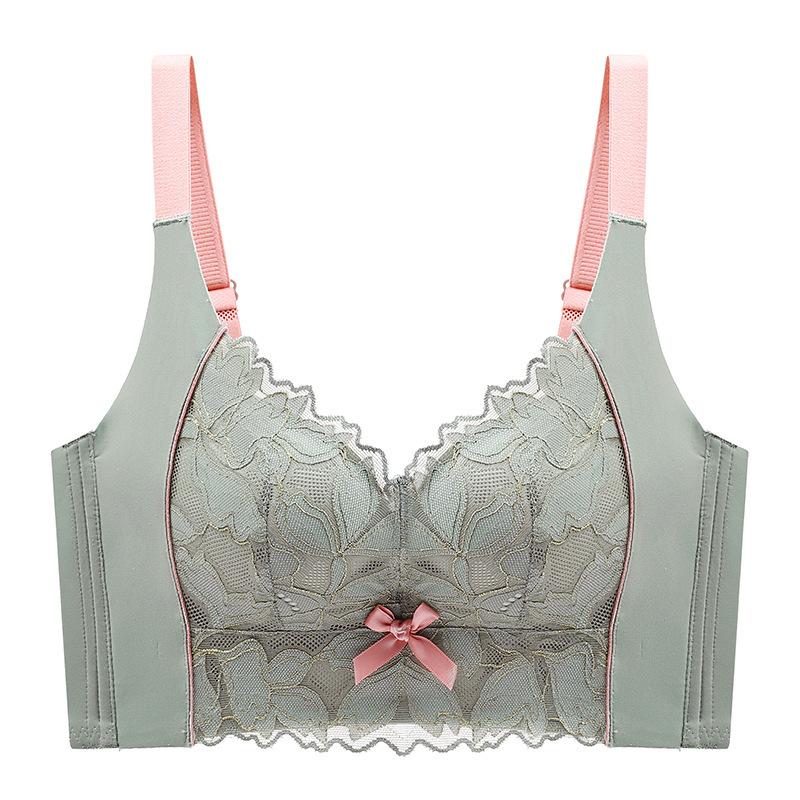 Ciepła bielizna zbierająca na zmianę bez biustonosza ze stalowymi kółkami, kolekcja boczna, biustonosz zapobiegający zwiotczeniu piersi