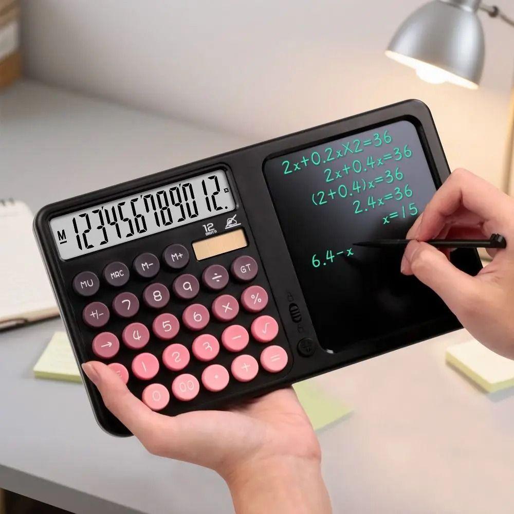 Eye Protection Screen Calculator with Notepad Digital Writing Tablet Calculator  Writing Pad