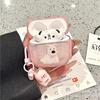 Pink splash ink West Highland puppy for AirPods pro1 protective case earphone cover pro1 bluetooth earphone case
