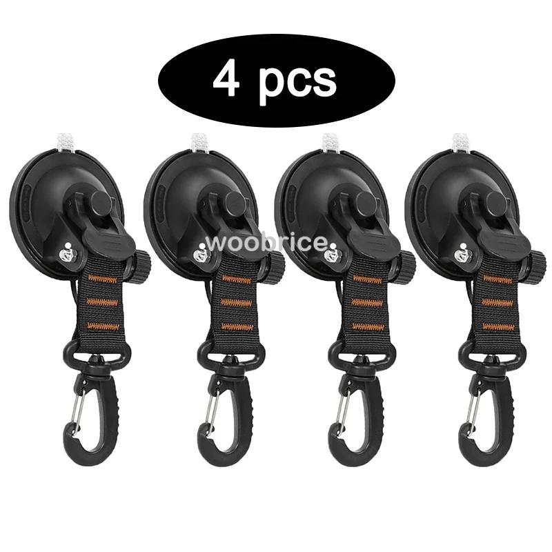 Tent Fixing Hook Hooks Car Travel Climbing Portable Clothes Rack Vacuum Heavy Duty Coat Hangers Suction Cups Camper