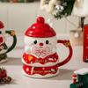 Christmas Gift for Girls To Give Their Best Friend Christmas Snowman Cup Souvenir Gift Practical High Value Mug Cute