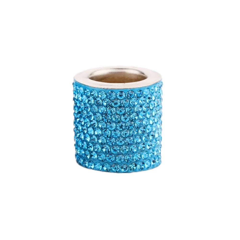 2Pcs Car Bling Crystal Seat Headrest Collars Decor Seat Headrest Shiny Diamond Rhinestone Decor Car Charms Interior Accessories