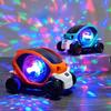 Baby Car Toys Toddler Crawling Sensory Toy Car Toys Electronic Car Tummy Time Gift for Kids 1 2 Year Old Boy Birthday Gifts