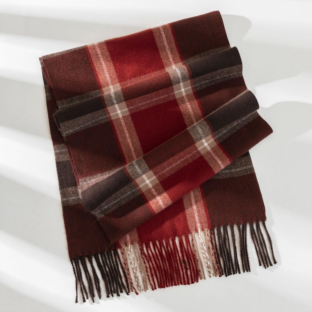 Шарф, Женский, Теплый Шарф, Полосатая Шаль, Клетчатый, Рождественский Шарф, Шарф 2