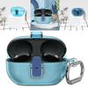 Secure Lock Husă transparentă, rezistentă la șocuri, pentru PC, carcasă rigidă de protecție, anti-cădere cu carabinier pentru Sony WF-1000XM5(2025)