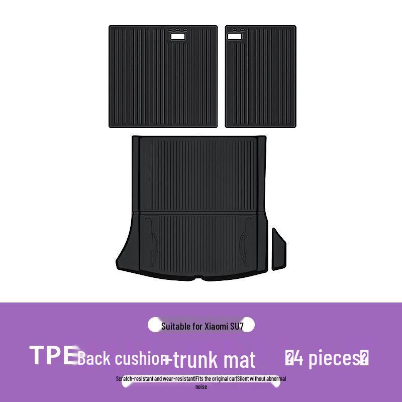 Xiaomi SU7 Waterproof TPE Front & Rear Trunk Storage Mat Set