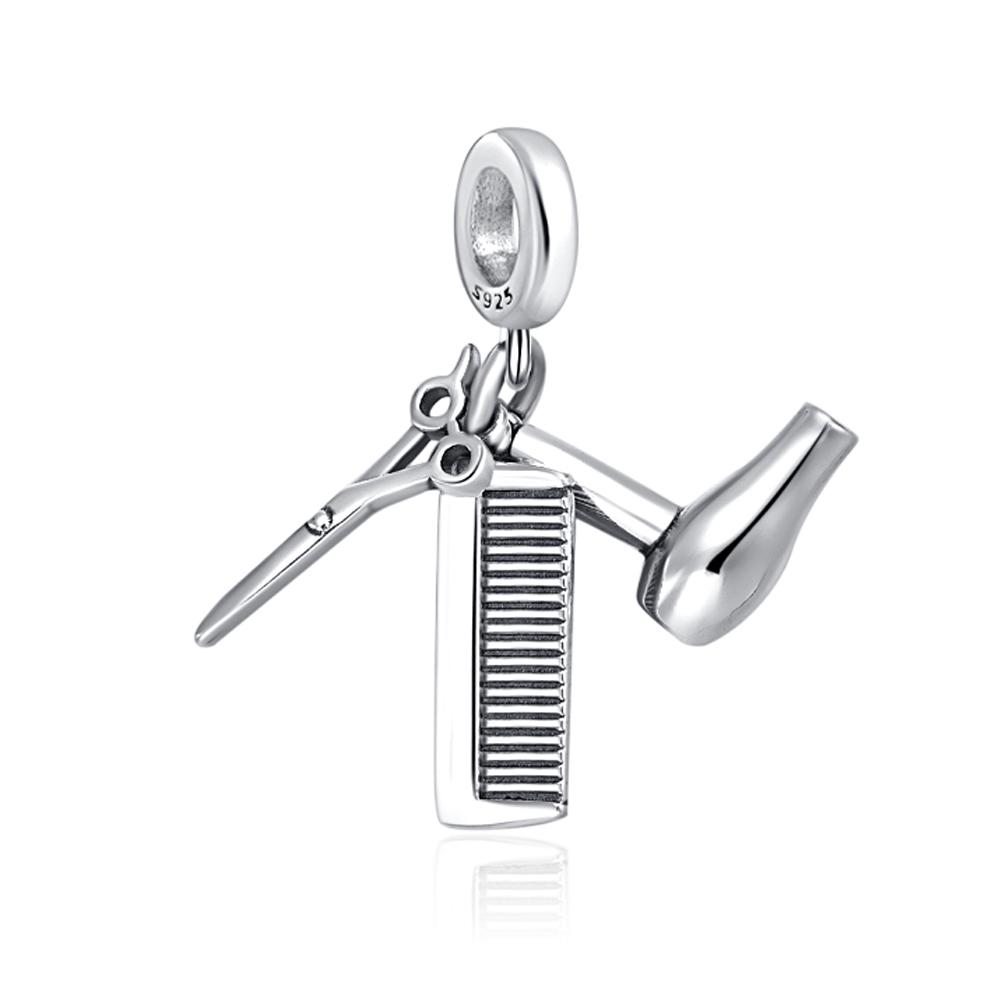 Autumn Winter New Copper Camera Angel Hair Dryer Car Pendant Charm Bead Fit For Bracelet Diy Women'S Exquisite Jewelry