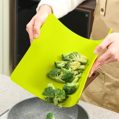 4Pcs Portable Cutting Board Rectangle Outdoor Camping Picnic Food Grade Non-Slip Multifunction Vegetables Fruits Meat Chopping Mat