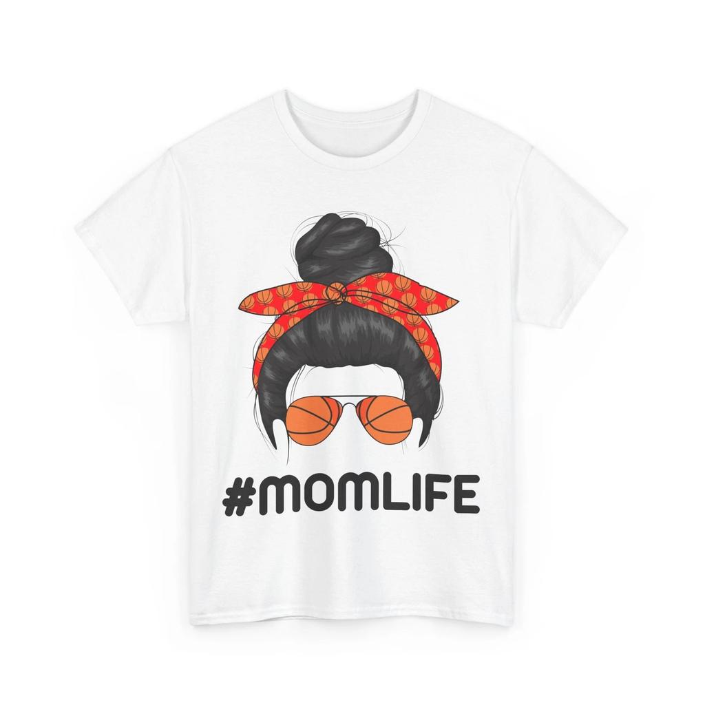 Mommy Shirt, Mom Life Basketball Messy Bun Sunglasses Mother's day Cute Shirt