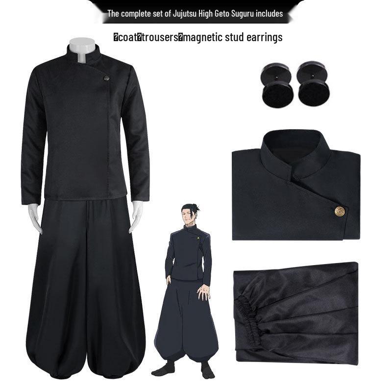 

Косплей старшокласників Джуджуцу Кайсен: Серія костюмів Годжо Сатору, Фушігуро Тоджі, Гето Сугуру 3XL