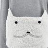 Damenmode Stickerei Kleidung Haustier Große Tasche Katze Ohr Kapuzenpullover