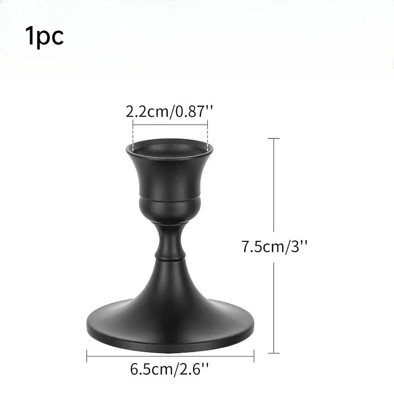 

1 шт/3 шт Винтажные и элегантные металлические настольные подсвечники используются для свадеб, Дня благодарения, Рождества и украшения отелей.