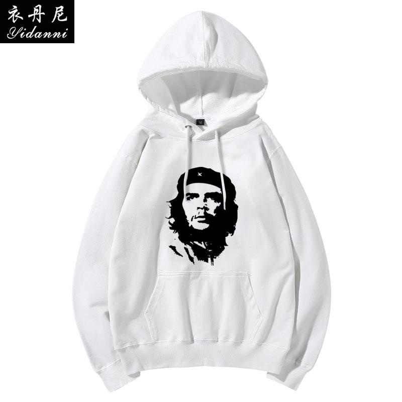 2025 Autumn New Collection - Limited Edition - Cuban Red Revolutionary Hero Che Guevara Print Hooded Sweatshirt