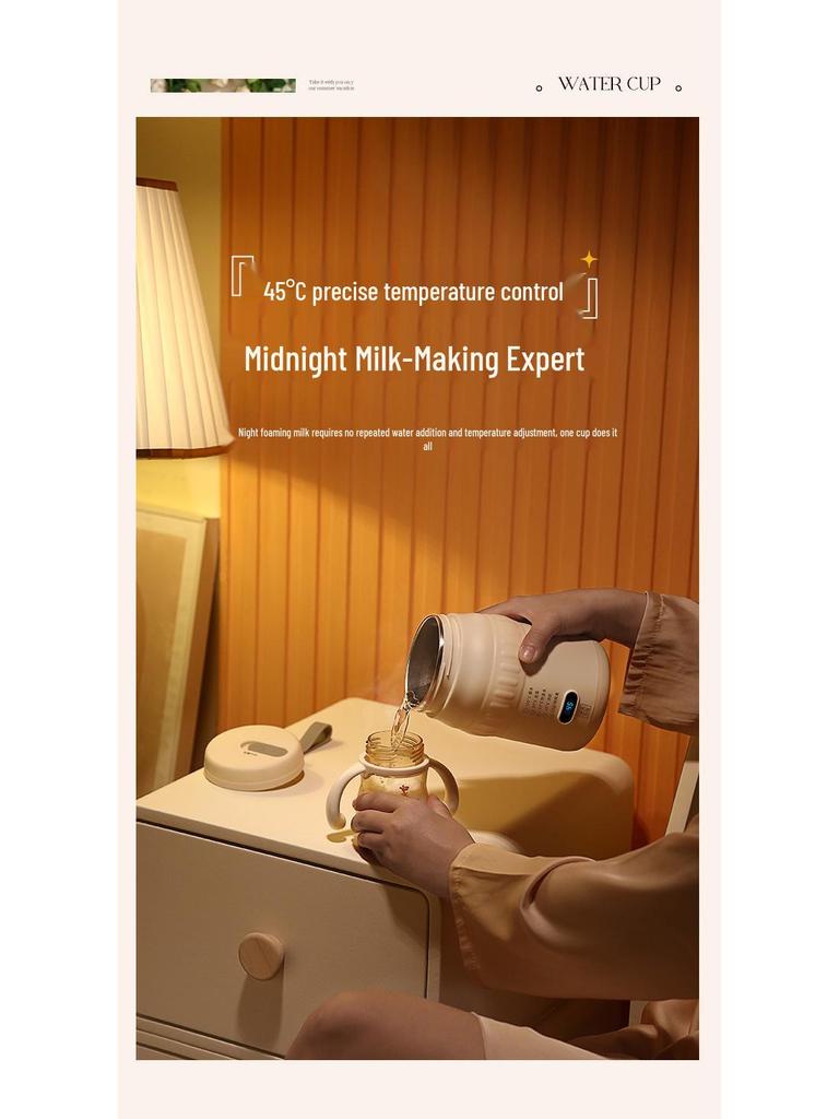 Portable Electric Heating Cup: Multi-functional Milk Warmer, Travel Kettle, and Office Hot Water Insulator