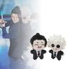 12CM Cute Anime Geto Suguru Gojo Satoru Figure Plush Toy Print Starfish Body Plushie Peripheral Pendant Cosplay Collection Gifts