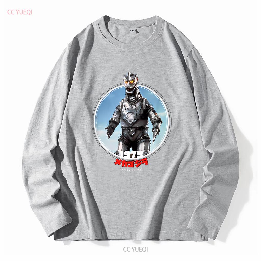 Mechagodzilla 1975 Icons of Toho T Shirt Long or Short Sleeves Vintage Washed Versatile Fashion Stylish Homme Slightly
