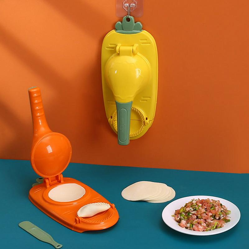 2 in 1 Manueller Knödelhersteller Presser Teigverpackungsform Mehl Empanada Bun Pelmeni Formen Pierogi Haut Werkzeuge Gebäckwerkzeug