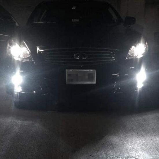 5202 H16 LED Fog Light Bulbs 6000K White 80W For 2007-2015 Chevy Silverado 1500