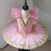 Tutu Ballet Led Light Swan Lake Ballerina Pancake Girl Ballet Dress Kids Dance Costumes