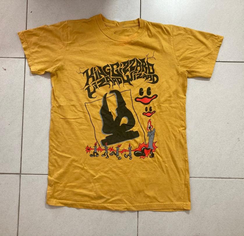 

Collection King Gizzard amp; The Lizard Wizard Yellow Cotton Tshirt S to 5XL S4104 Unisex T-Shirt S