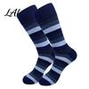 Everyday Cotton Crew Socks Men Argyle Socks Plus Size Colorful Striped Thick Dress Thickened Autumn Winter for Cold Weather Comfortable Non Binding