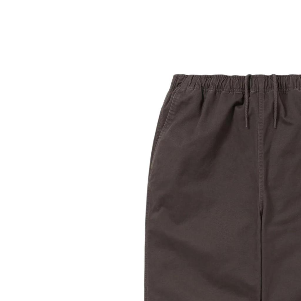 Thisisneverthat Solid Color Drawstring Mid Waist Casual Pants Unisex bottoms TN253WPACP01BRN