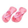 Dog Toys for Reducing Destructive Chewing 1 Pair Silicone Flip-flop Chew Toys, Funny Thong Sandal Safe Indoor Outdoor Fetch Shape Puppy Teething Teeth