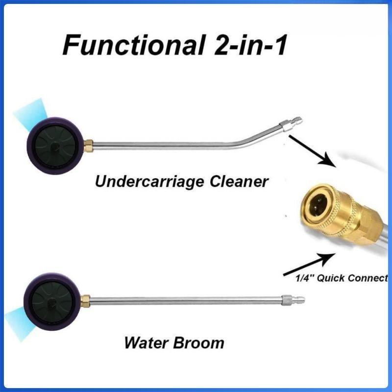 5000PSI High Pressure Washer  2-in-1 Undercarriage Cleaner Car Chassis Floor Wash Water Broom Washer