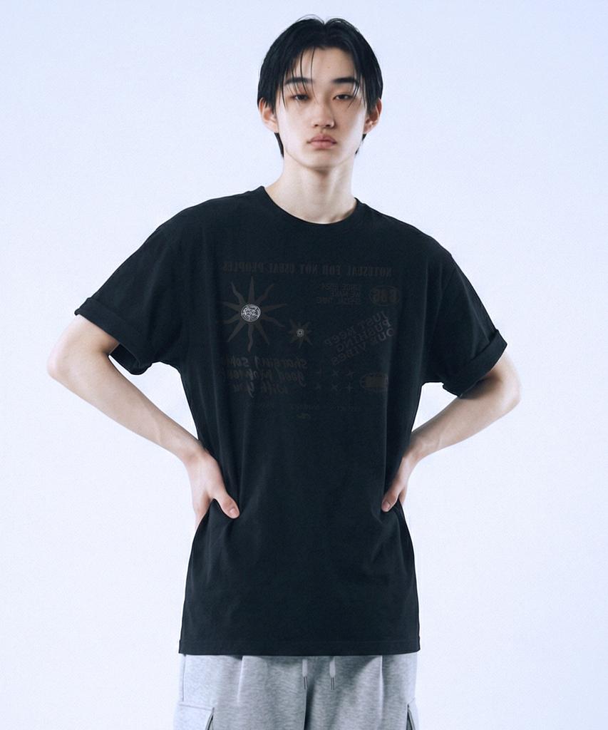 Nasyujeueol Symbol Efort Oversized Short Sleeve T-Shirt 4 Colors