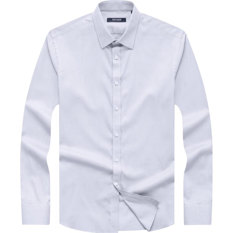 YOUNGOR Men s Business Casual Long Sleeve Shirt 44