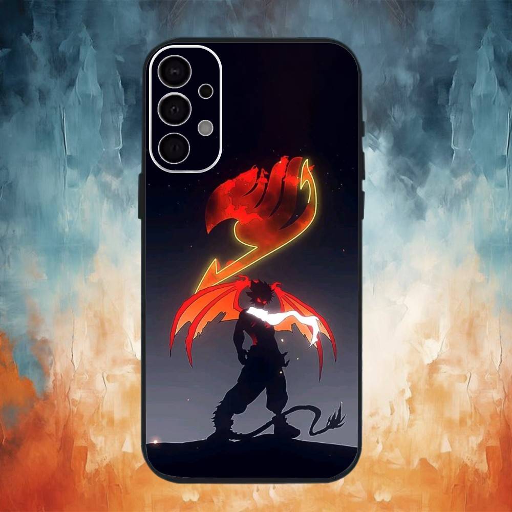 Anime F-Fairy  Comics TailS Phone Case For Samsung S25,S24,S21,S22,S23,S30,Ultra,S20,Plus,Fe,Note,10,9,5G Black Cover