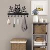 Temu Metal Owl Wall-Mounted Key Holder & Storage Rack