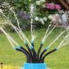 360 Grad drehende Rasensprenger Einfache Installation Düsen Sprenger System mit Erdspieß für Gartenbewässerung & Rasenbewässerung