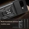 Slide Lens Armor Funda for Google Pixel 9A Case Magnetic Ring Stand Holder Cover for Google Pixel 8 9 Pro XL 8A Case