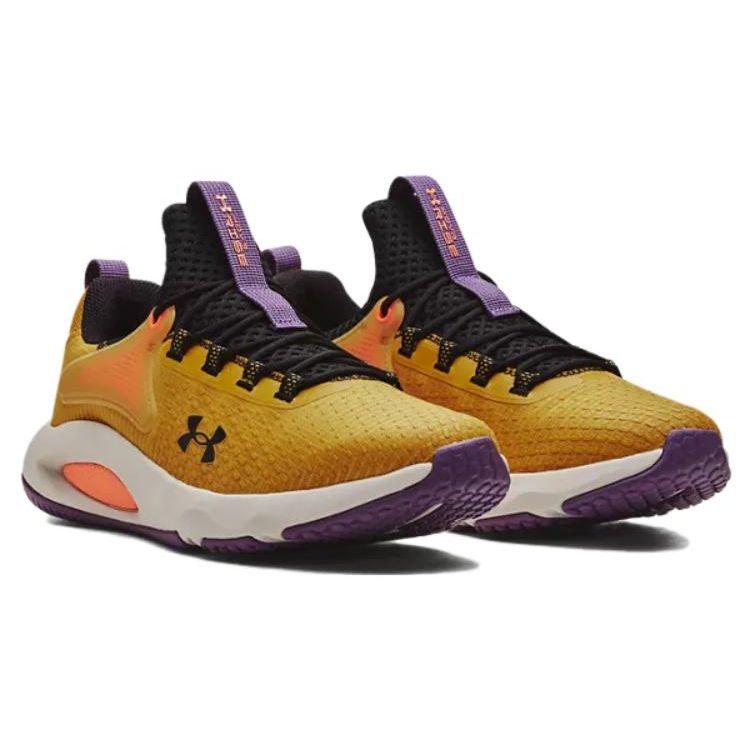 Under Armour HOVR Rise 4 Amarillo Dorado Zapatillas de Hombre Naranja-Explosión Negro 3025565-700