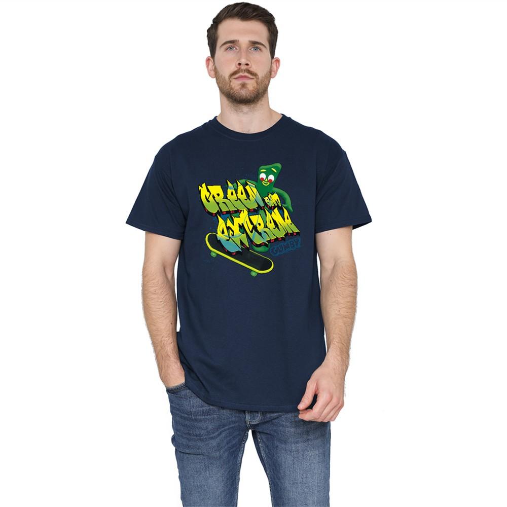 Gumby Green And Extreme T-Shirt S-5XL Navy S