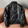 New Zealand Sheepskin Genuine Leather Jacket Moscow Action Same Style Mens Casual Flight Bomber Jacket